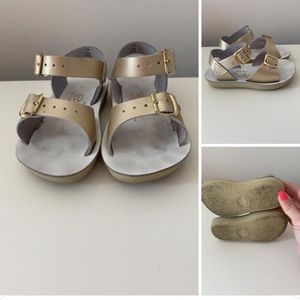Gold sandals